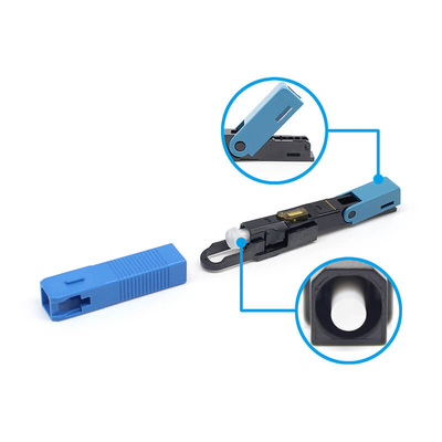 FTTX SC UPC Conector rápido de fibra óptica mecánica