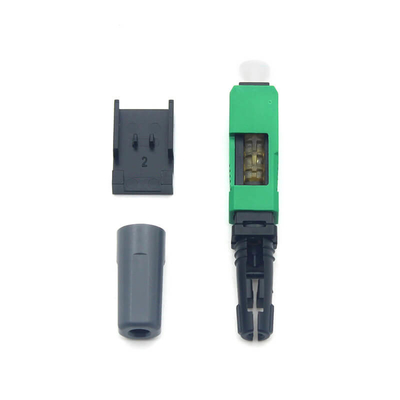 Conector de montaje de campo de fibra óptica SC APC/UPC SM
