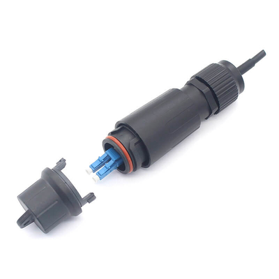 Adaptador de fibra óptica dúplex LC UPC FPM Conectores de cable de fibra óptica