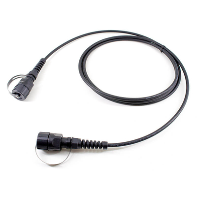 Casas de plástico Duplex Apc Conector de fibra Fibra óptica Cables de extremos