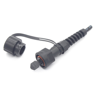 Conector reforzado de fibra óptica MPO ODVA impermeable IP67