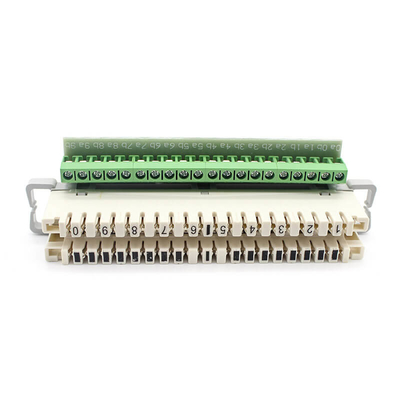 Módulo LSA KRONE para interiores Idc con terminal de tornillo Verde flexible