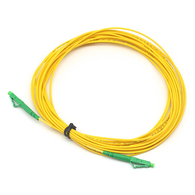 Cordón de parche de fibra óptica personalizado LC APC MM para redes de base