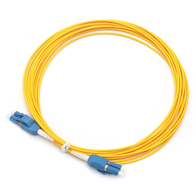 G652D G657A1 DX LC UPC a LC UPC SM Uniboot Cordón de parche de fibra óptica con compatibilidad LC/SC/MPO