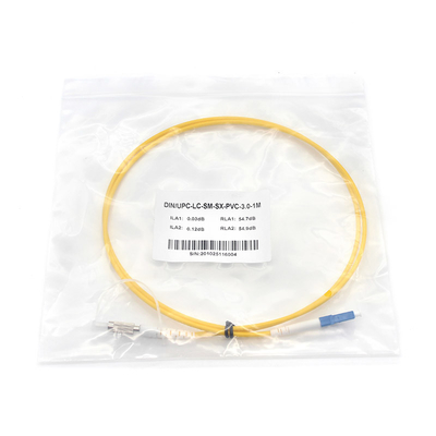 Cable de fibra OM3 de alta velocidad de un solo modo de 3,0 mm Cable LC dúplex Mpo a LC