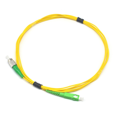 El cable de parche de fibra óptica del APC FC a SC APC SX SM G657a2 2.0MM