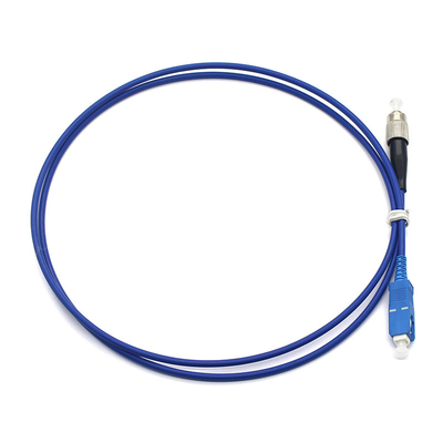 Los cables de parche de fibra personalizados de simplex SC UPC a FC UPC SM Tipo de modo