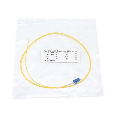 LSZH LC UPC 0,9 mm Fibra óptica ensamblajes de coleta para varios tipos de fibra y opciones de conector
