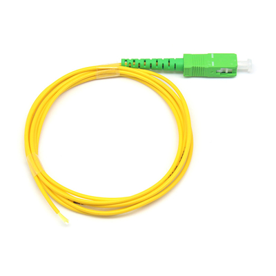 1M 1.5M SC APC Pigtail de fibra óptica G652A1 o A2 para redes de banda ancha de fibra