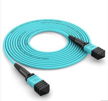 OM3 Cable de fibra Mpo a Mpo Centro de datos en interiores Cordón impermeable de parche Mtp