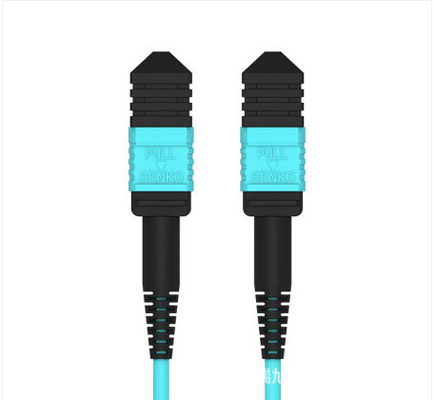 OM3 Cable de fibra Mpo a Mpo Centro de datos en interiores Cordón impermeable de parche Mtp
