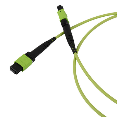 50/125 OM5 Jumper de fibra Mpo Mtp Cable de parche de fibra Mpo de PVC de 3,0 mm