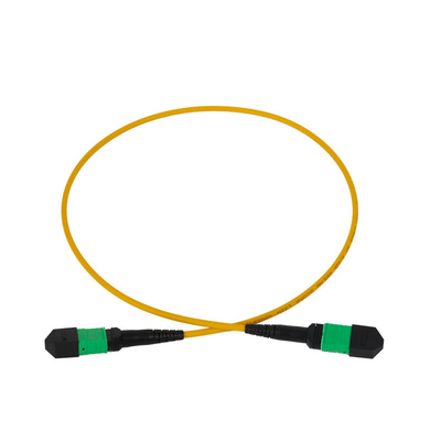 12F MPO cordón de parche 3mm LSZH chaqueta exterior PVC OFNR para el exterior de la red
