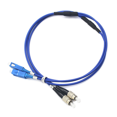 LSZH Cable de parche de fibra duplex Sc Lc Fibra Jumper SC/UPC a FC/UPC