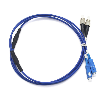 LSZH Cable de parche de fibra duplex Sc Lc Fibra Jumper SC/UPC a FC/UPC