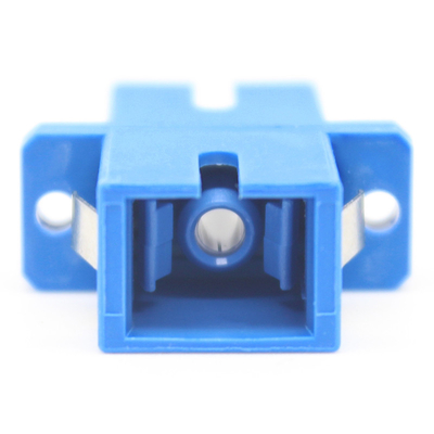 Conector FTTH de fibra óptica impermeable Adaptador Simplex SC UPC con brida