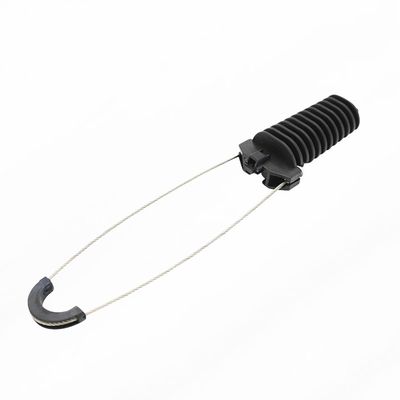 Clampada de anclaje FTTH estándar para soluciones de tensión de cables ADSS de fibra óptica no estándar