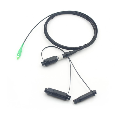 Conector rápido 3 en 1 Preconectado FTTH Drop Cable G657A2 SM