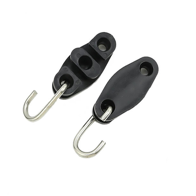 Clampada de anclaje de alambre aislado para exteriores ABS y acero galvanizado