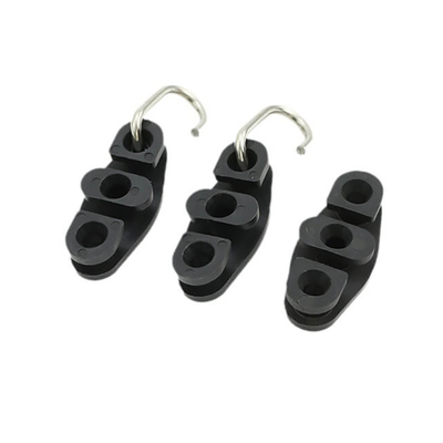 Clampada de anclaje de alambre aislado para exteriores ABS y acero galvanizado