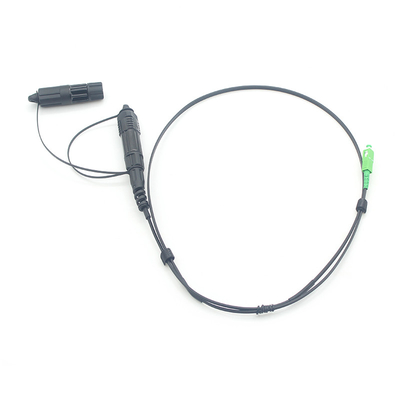 Cables de conexión de fibra óptica OptiTap Mini SC 2 en 1 SC APC impermeables para exteriores