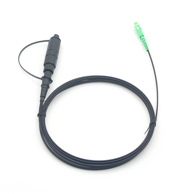 FTTA Cordón de parche de fibra óptica impermeable Simplex con conjuntos de conectores OptiTap