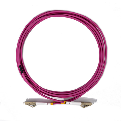 El cable de parcheado multimodo de fibra óptica duplex para PC LC en interiores es de 3,0 mm