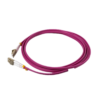 El cable de parcheado multimodo de fibra óptica duplex para PC LC en interiores es de 3,0 mm
