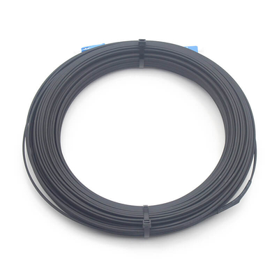Cable de conexión plano FTTH de 2,0*5,0 mm 1FO SC UPC a SC UPC G675A1 con cubierta negra