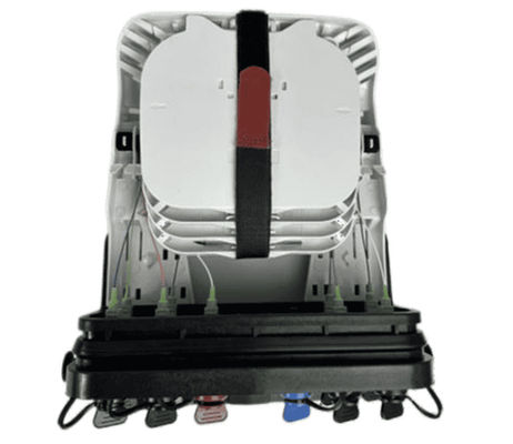 FTTX Balck Fibra terminal pre-conectada Cajas impermeables Acceso a la red FAT