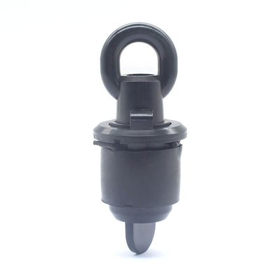 Tapón de conducto expandible negro para conducto de silicona HDPE