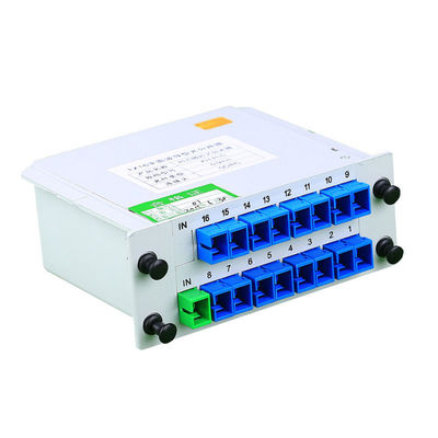 Divisor PLC tipo cassette de fibra óptica FTTH 1:16