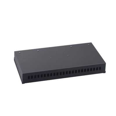 Panel ODF de fibra óptica montado en rack con conectores FC para interiores