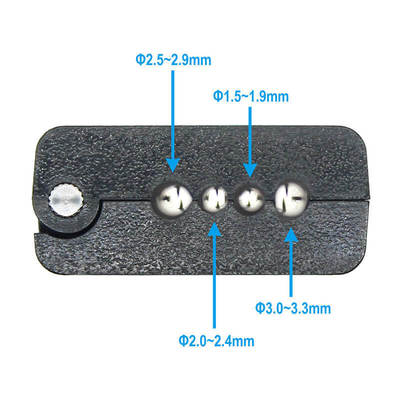 1.5mm ~ 3.3mm Fibra de media envergadura chaqueta suelta cortador de tubos longitudinal