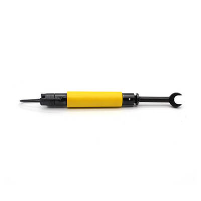 Llave de torsión de cabeza angular de 7/16 pulg. 30 lbs Mango amarillo