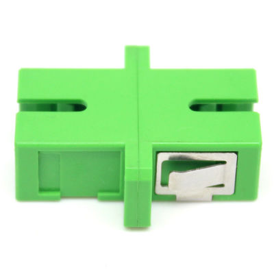 Adaptador de fibra óptica simple de modo único con brida y baja pérdida de inserción de 0,2 dB