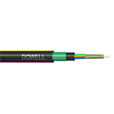 Cable de fibra óptica de doble chaqueta con blindaje FTTH durable GYFTY53 50/125um 62.5/125um