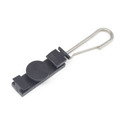 Clampada de cuerda de anclaje de tipo S para exteriores Clampada de tensión de alambre de caída con gancho abierto plano
