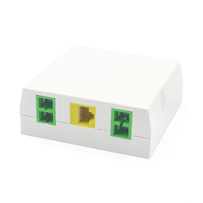4 puertos autoclip Fibra óptica terminal de conexión SC adaptadores para montaje en la pared