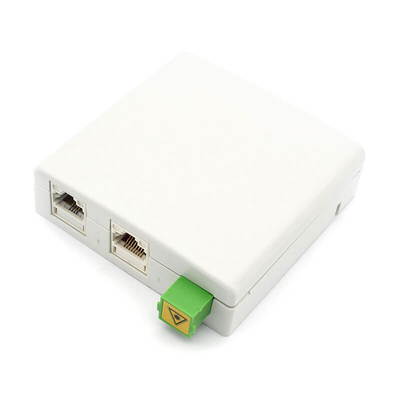 Caja de terminación de fibra óptica instalada en la pared de la salida de fibra óptica para interiores FTTH
