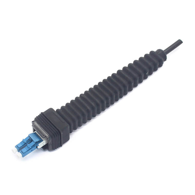 SM MM Conector de fibra óptica resistente al agua Duplex LC UPC NSN Boot