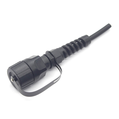 Casas de plástico Duplex Apc Conector de fibra Fibra óptica Cables de extremos