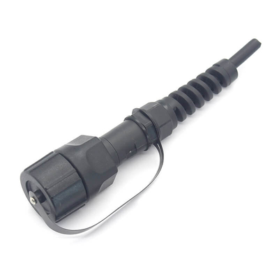 Conector reforzado de fibra óptica MPO ODVA impermeable IP67