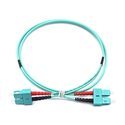 LSZH Duplex Fibra Óptica Cordón de Parche SC PC a SC PC OM3 Multimodo