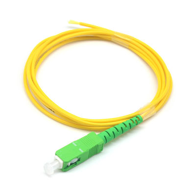 1M 1.5M SC APC Pigtail de fibra óptica G652A1 o A2 para redes de banda ancha de fibra