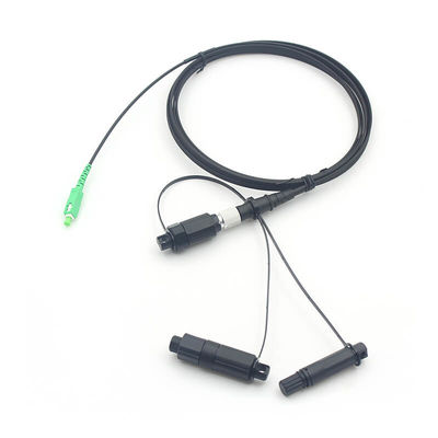 Conector rápido 3 en 1 Preconectado FTTH Drop Cable G657A2 SM