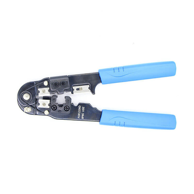 Herramienta de crimpado RJ11 RJ12 RJ45 de acero con alto contenido de carbono, 7.875 pulgadas