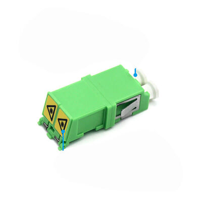 Telecomunicaciones LC APC Adaptador de fibra óptica dúplex con obturador automático