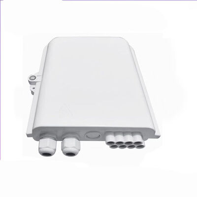 IP65 Protección contra el agua 8 núcleos Fibra óptica de terminación de la caja con PC + ABS Material para la red FTTH