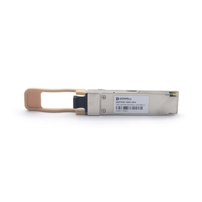 100G SR4 Modulo de transmisores de fibra QSFP28 de 100m MPO-12 único